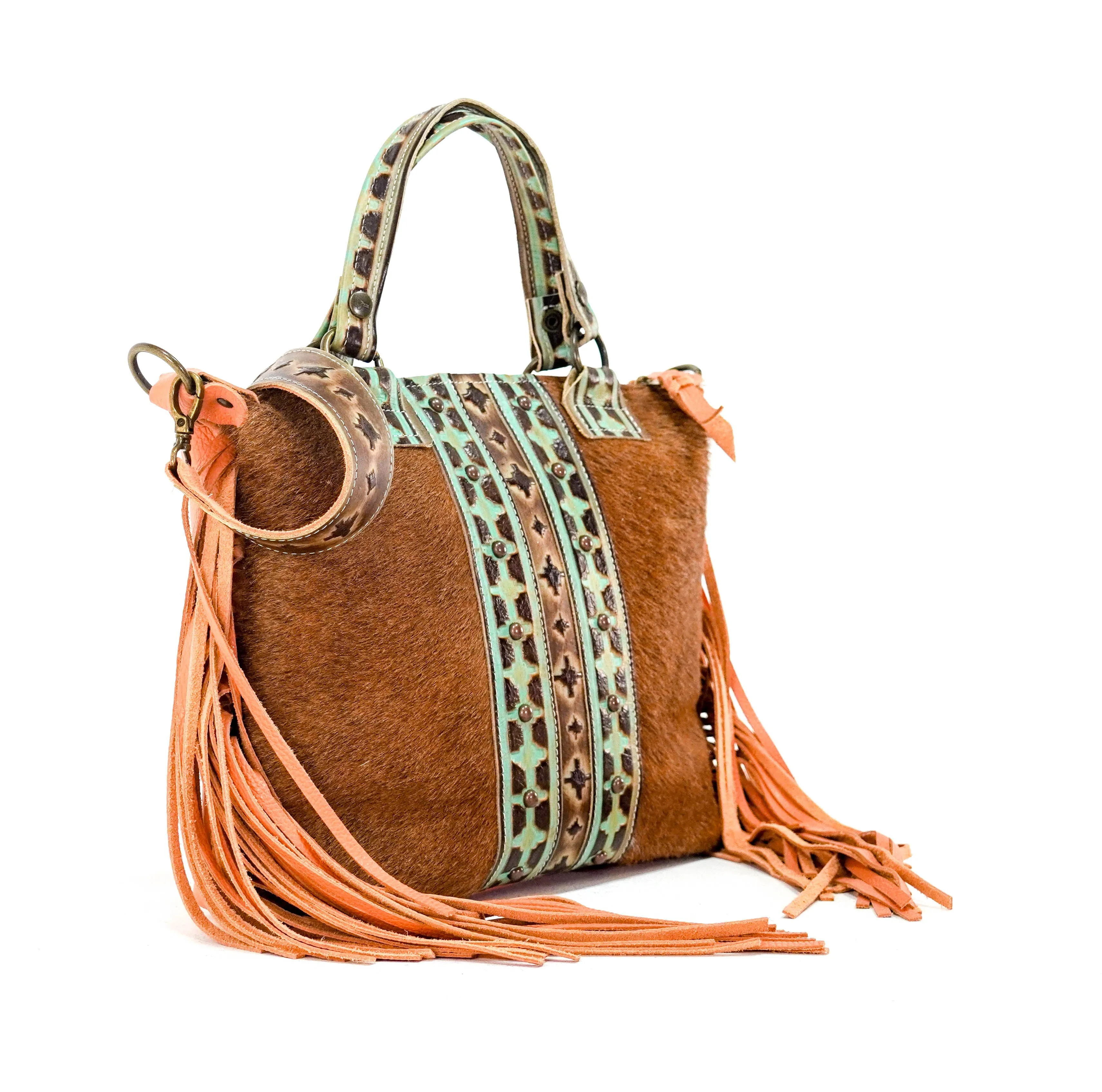 Fancy Oakley - Brindle w/ Turquoise Navajo