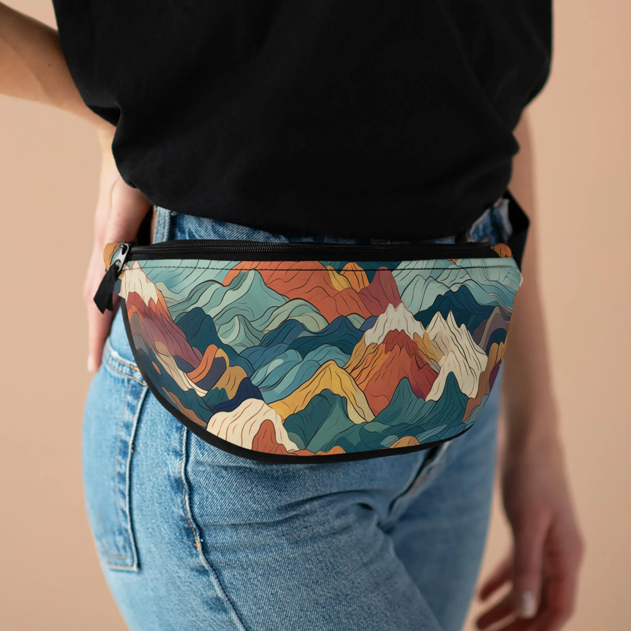 Fanny Pack/Bum Bag - Bogdana Aix-en-Provence Anime Mountains