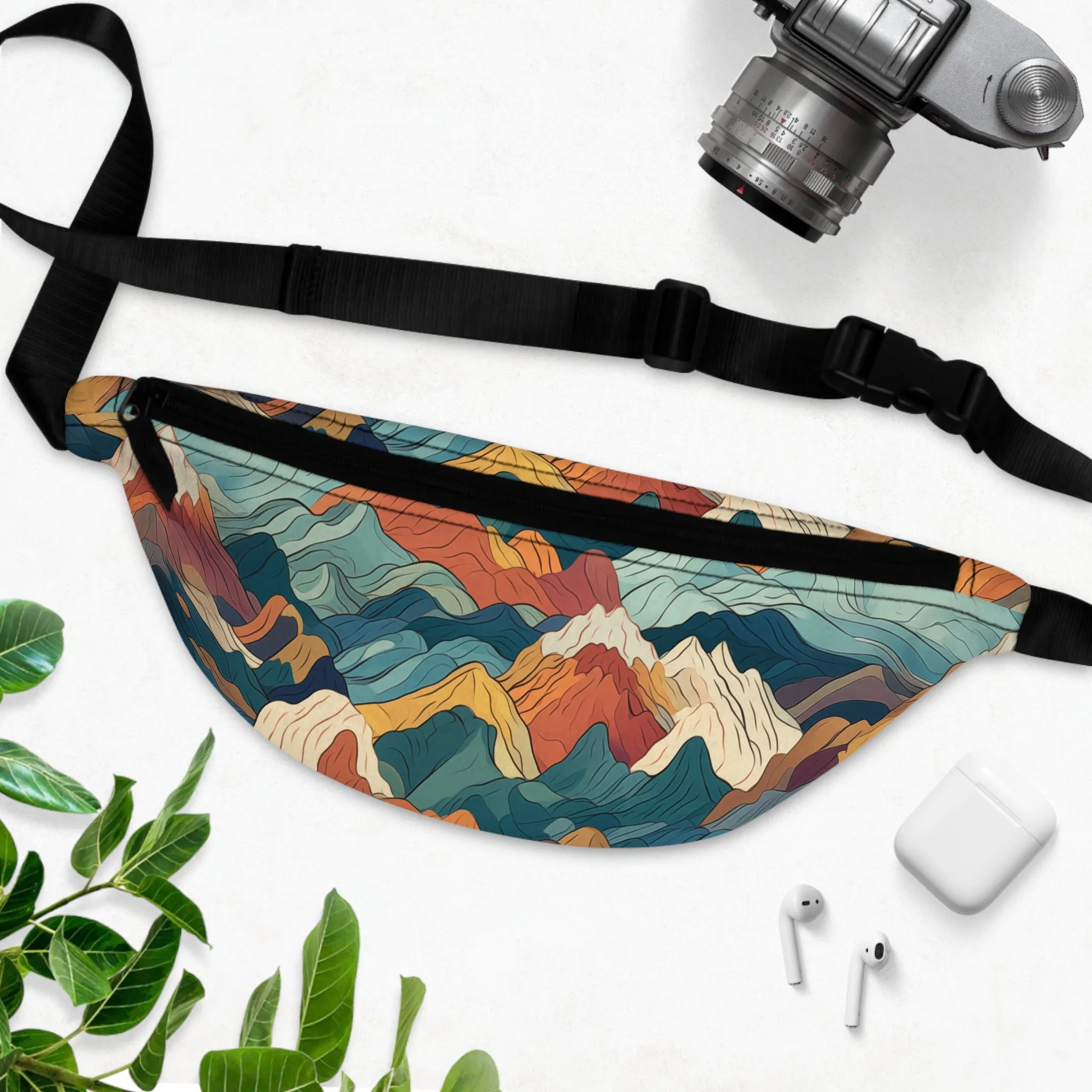 Fanny Pack/Bum Bag - Bogdana Aix-en-Provence Anime Mountains