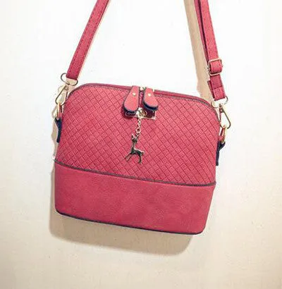 Fashion Shell Women Messenger Bags High Cross body Bag PU Leather Mini Female Shoulder Bag Z-151