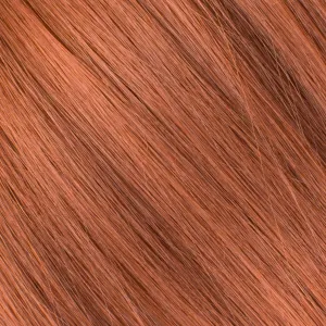 Faux Wrap Ponytail, Vibrant Red