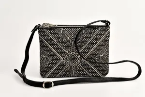 FAY Triple -zip Crossbody Bag - Black