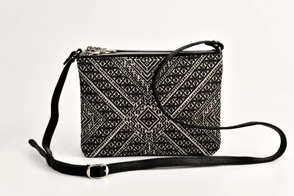 FAY Triple -zip Crossbody Bag - Black