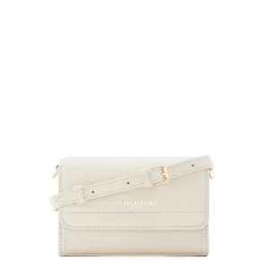 Femme Forte Kim cream calfskin leather crossbody bag