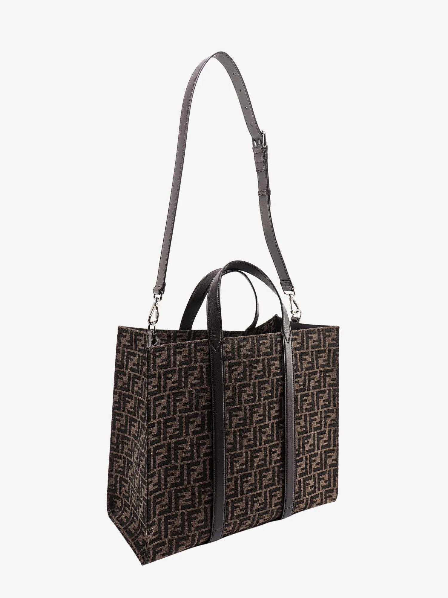 Fendi Handbag With Ff Recycled Jacquard Fabric