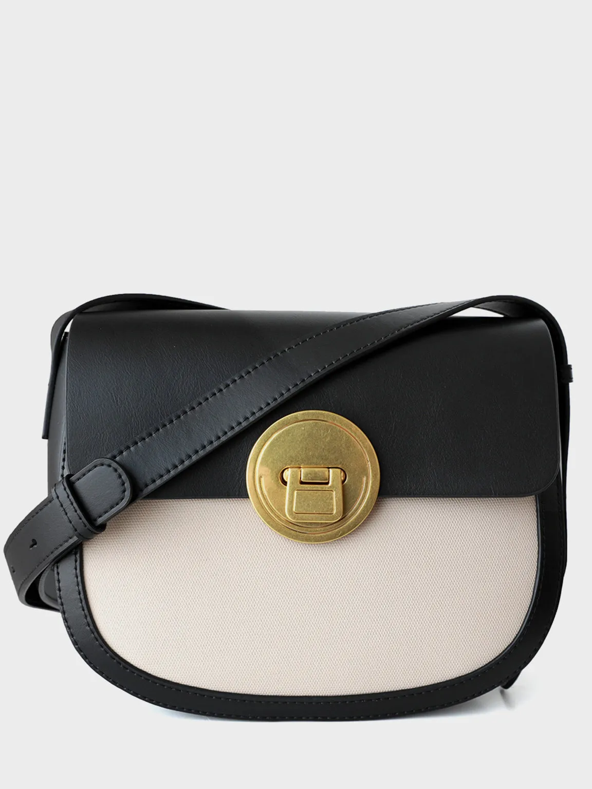 Flap Top Saddle Bag Crescent Crossbody Bag Half Moon Hobo Bag