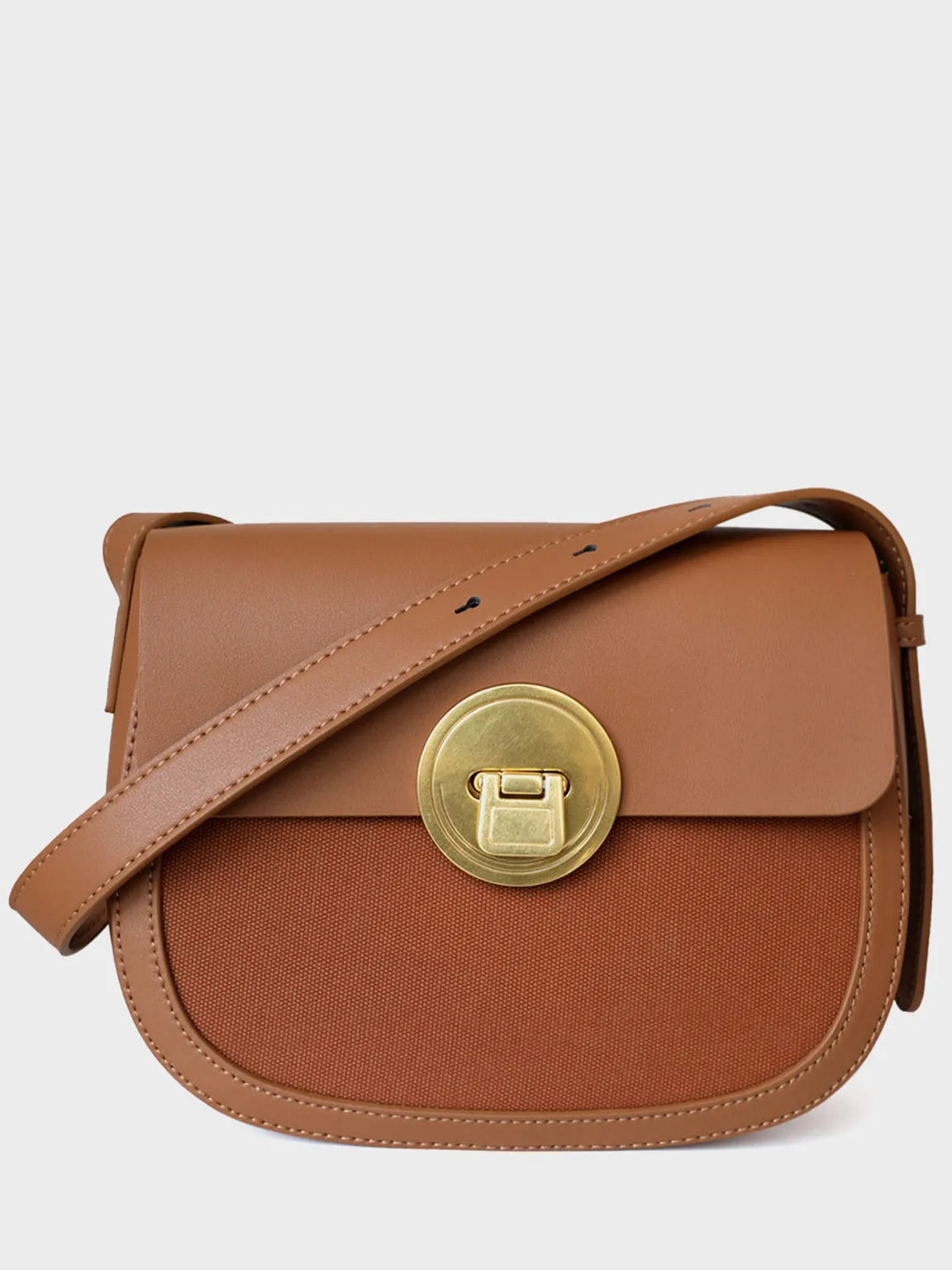 Flap Top Saddle Bag Crescent Crossbody Bag Half Moon Hobo Bag