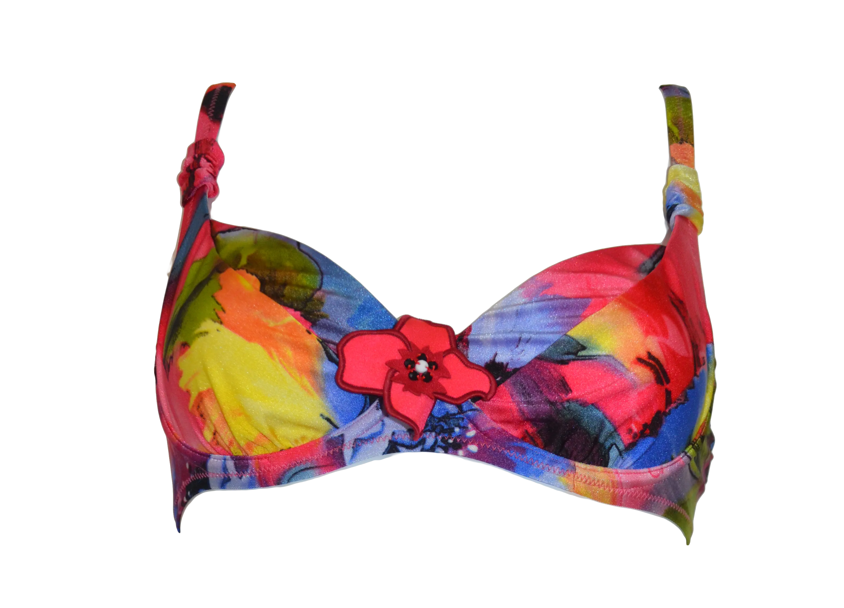 Floral Underwire Bikini Bra