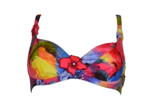 Floral Underwire Bikini Bra