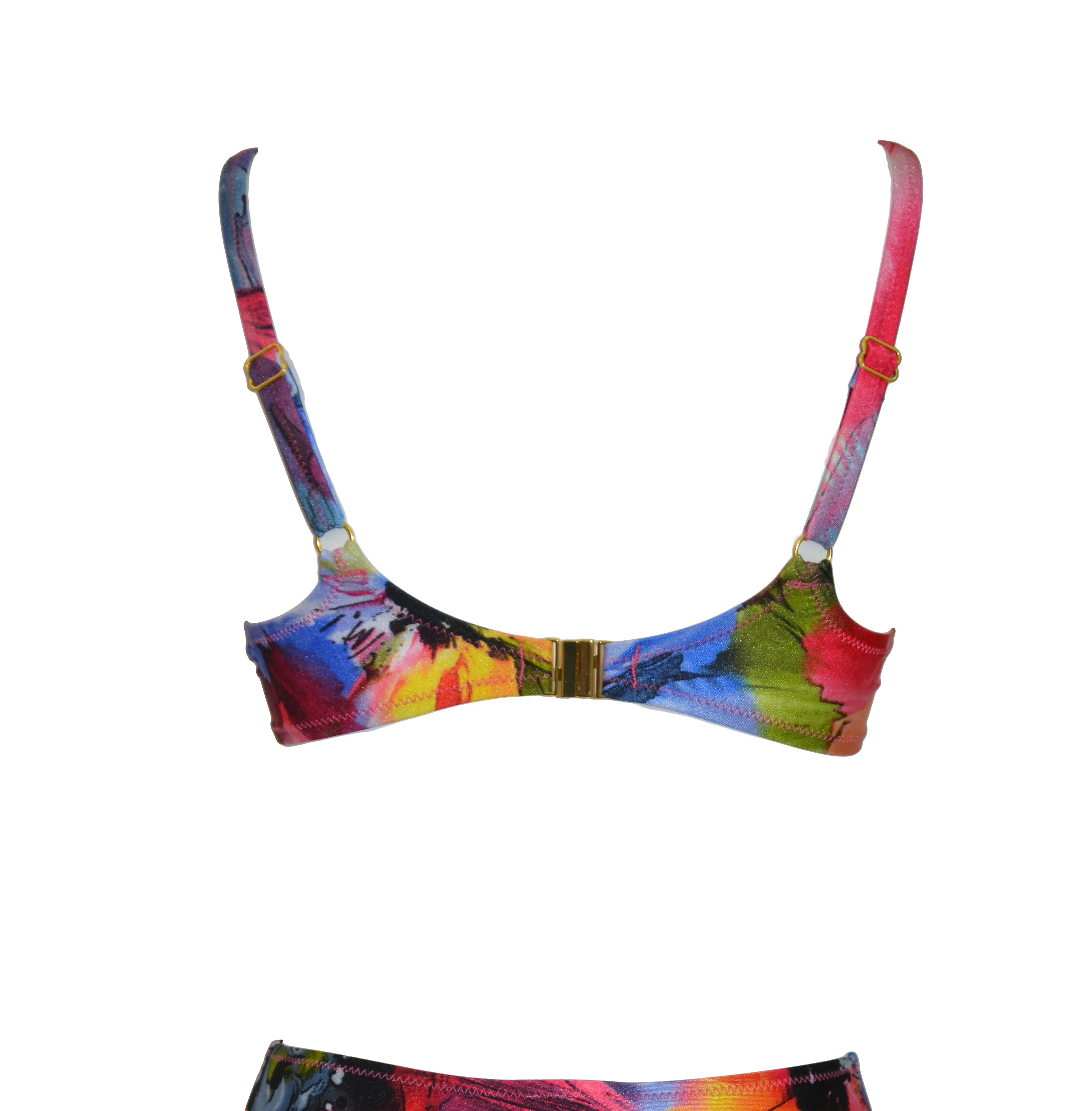 Floral Underwire Bikini Bra