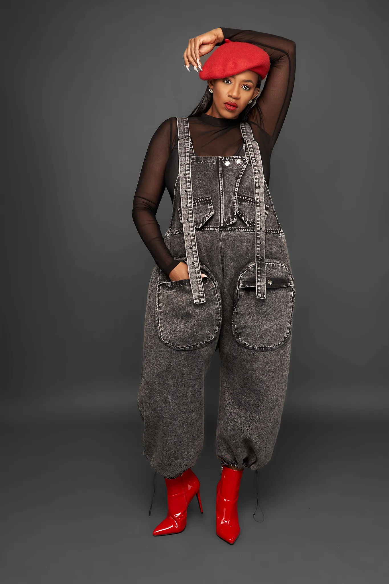Formation | Harem Jumper | Charcoal Gray
