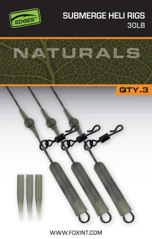 FOX Naturals Submerged Heli Rigs x 3
