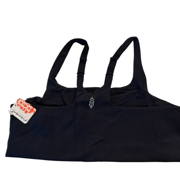 Free People Movement x Hatch Never Better Square Neck Maternity Bra Black NEW