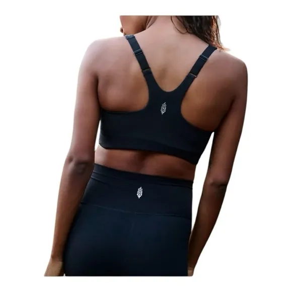 Free People Movement x Hatch Never Better Square Neck Maternity Bra Black NEW