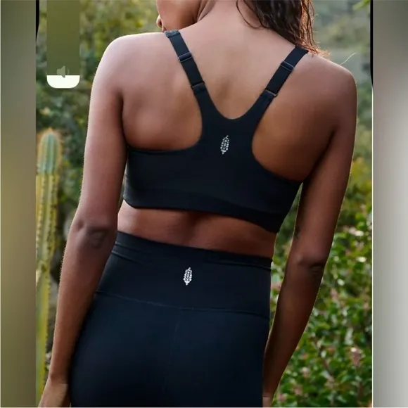 Free People Movement x Hatch Never Better Square Neck Maternity Bra Black NEW