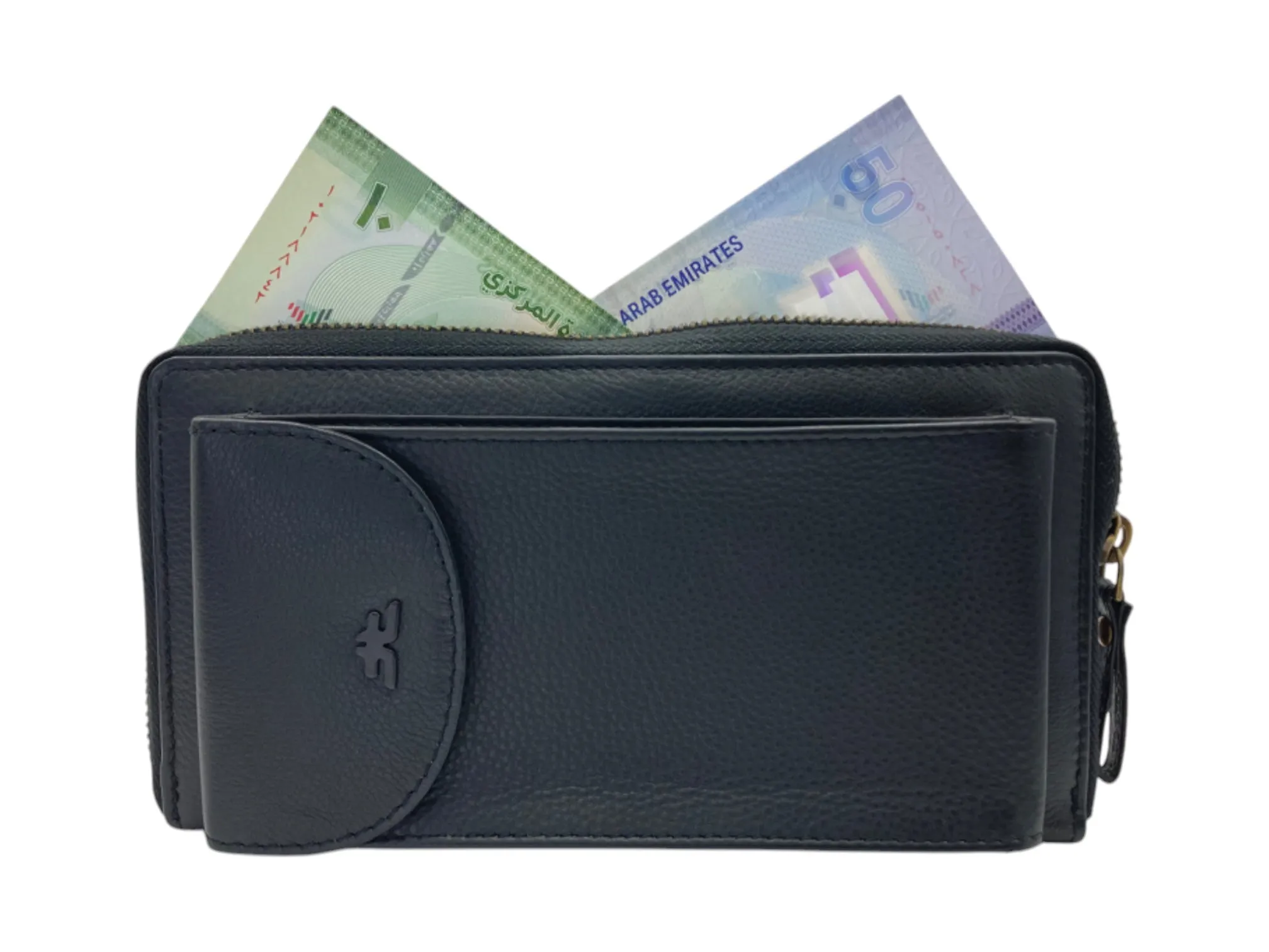 Full Zip Phone Purse Bag with Shoulder Strap # 4570