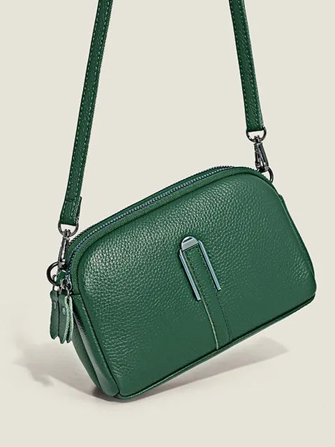 Genuine Leather Clutch Women Shoulder Bag