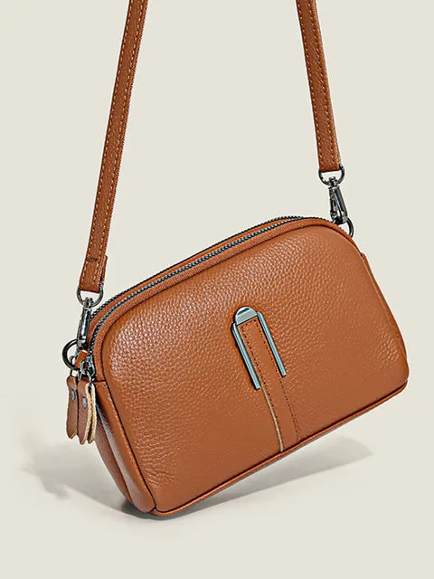 Genuine Leather Clutch Women Shoulder Bag