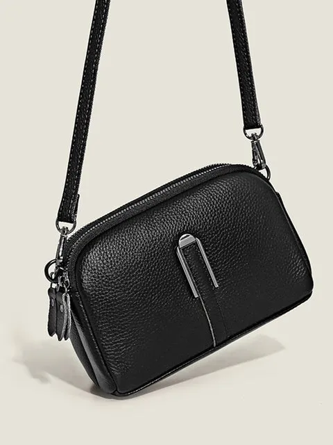 Genuine Leather Clutch Women Shoulder Bag