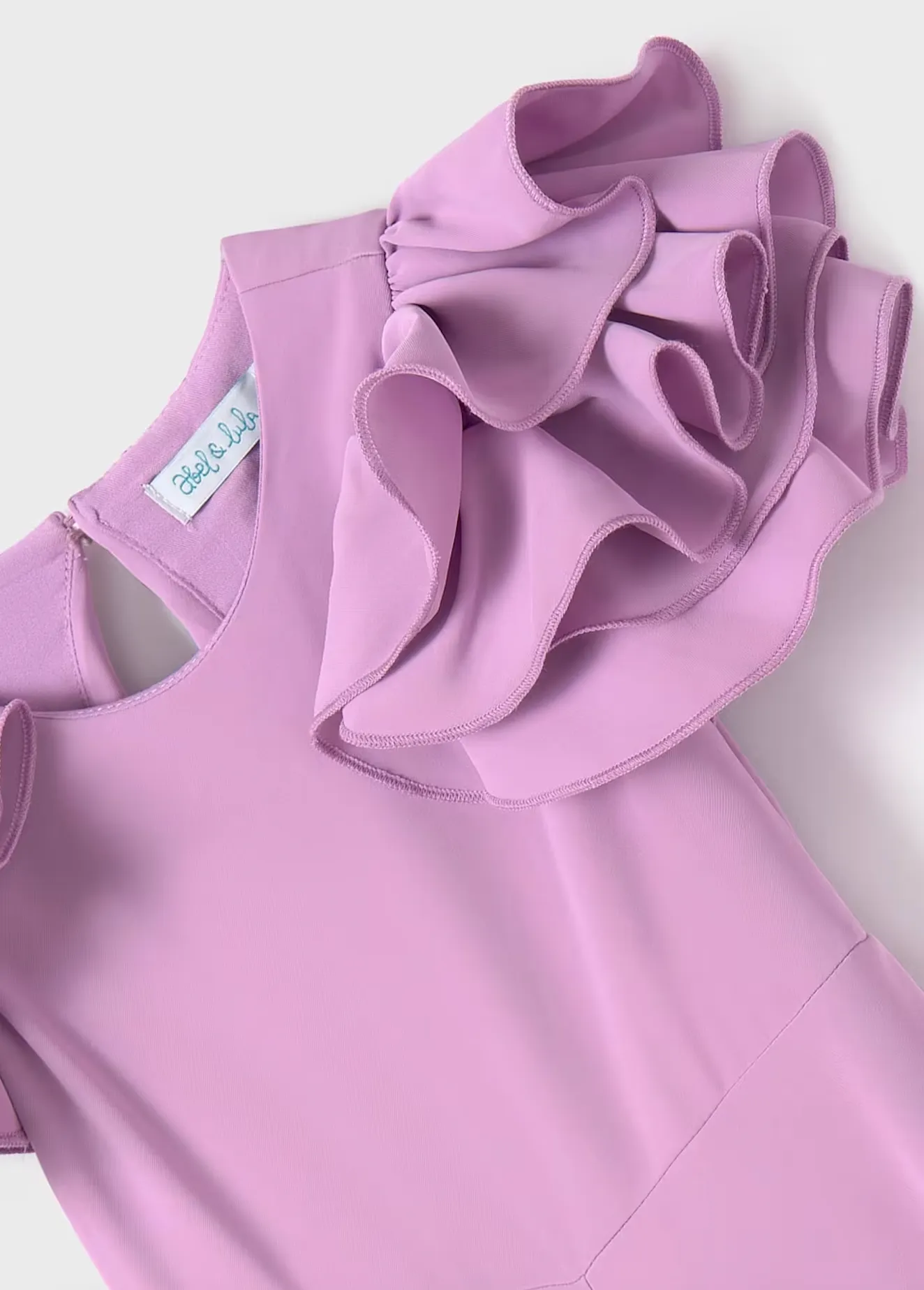 Girl Crepe Jumpsuit - Mauve