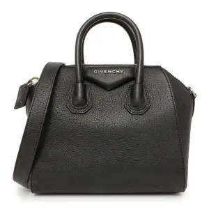 Givenchy Black Sugar Goatskin Mini Antigona
