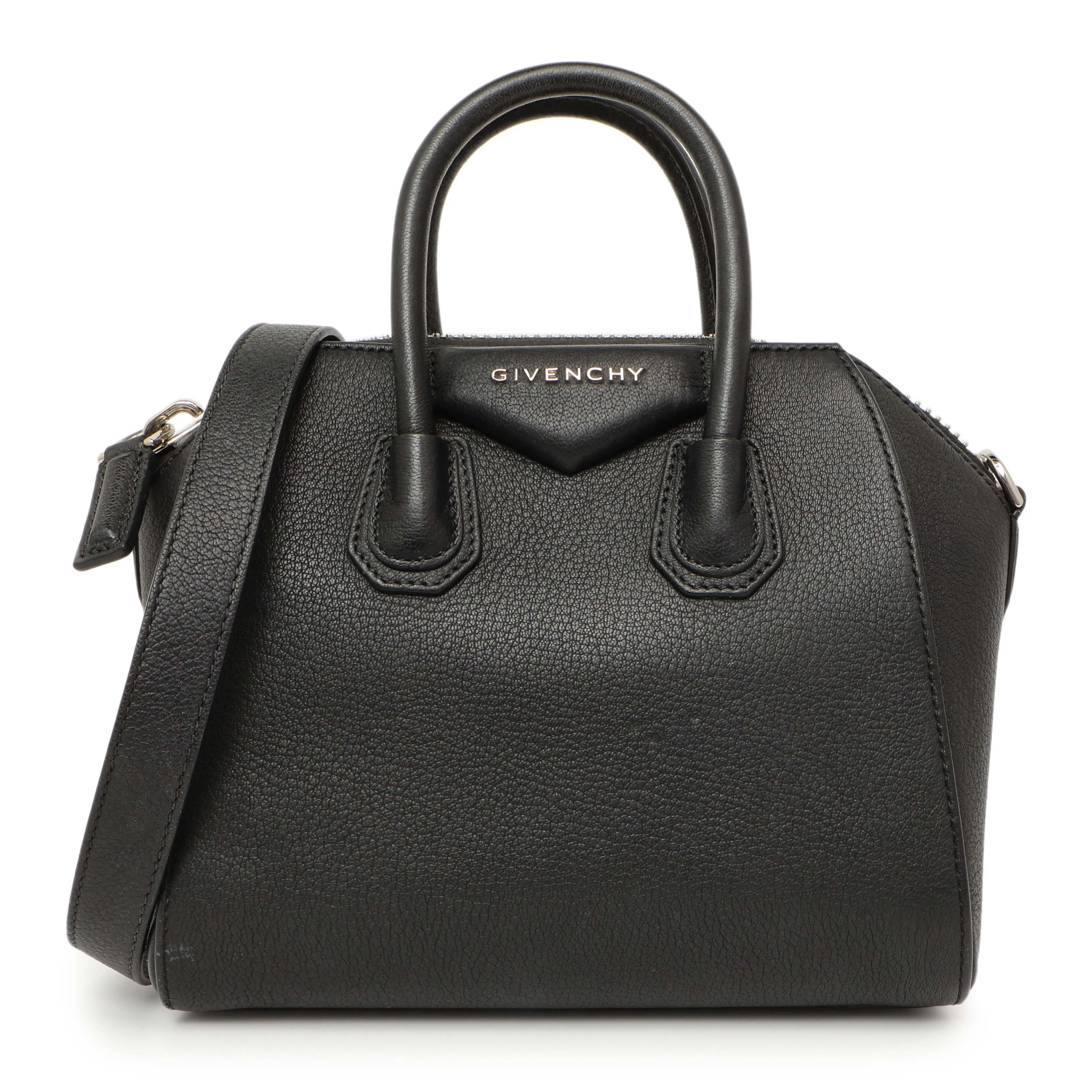 Givenchy Black Sugar Goatskin Mini Antigona