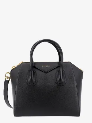 Givenchy Leather Handbag With Frontal Logo Print
