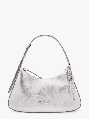 Givenchy Lucky Lock Metallic Leather Shoulder Bag