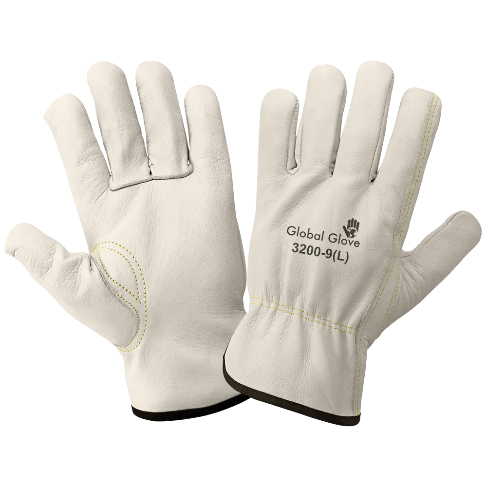 Global Glove & Safety 3200 Premium Grade Grain Cowhide Drivers
