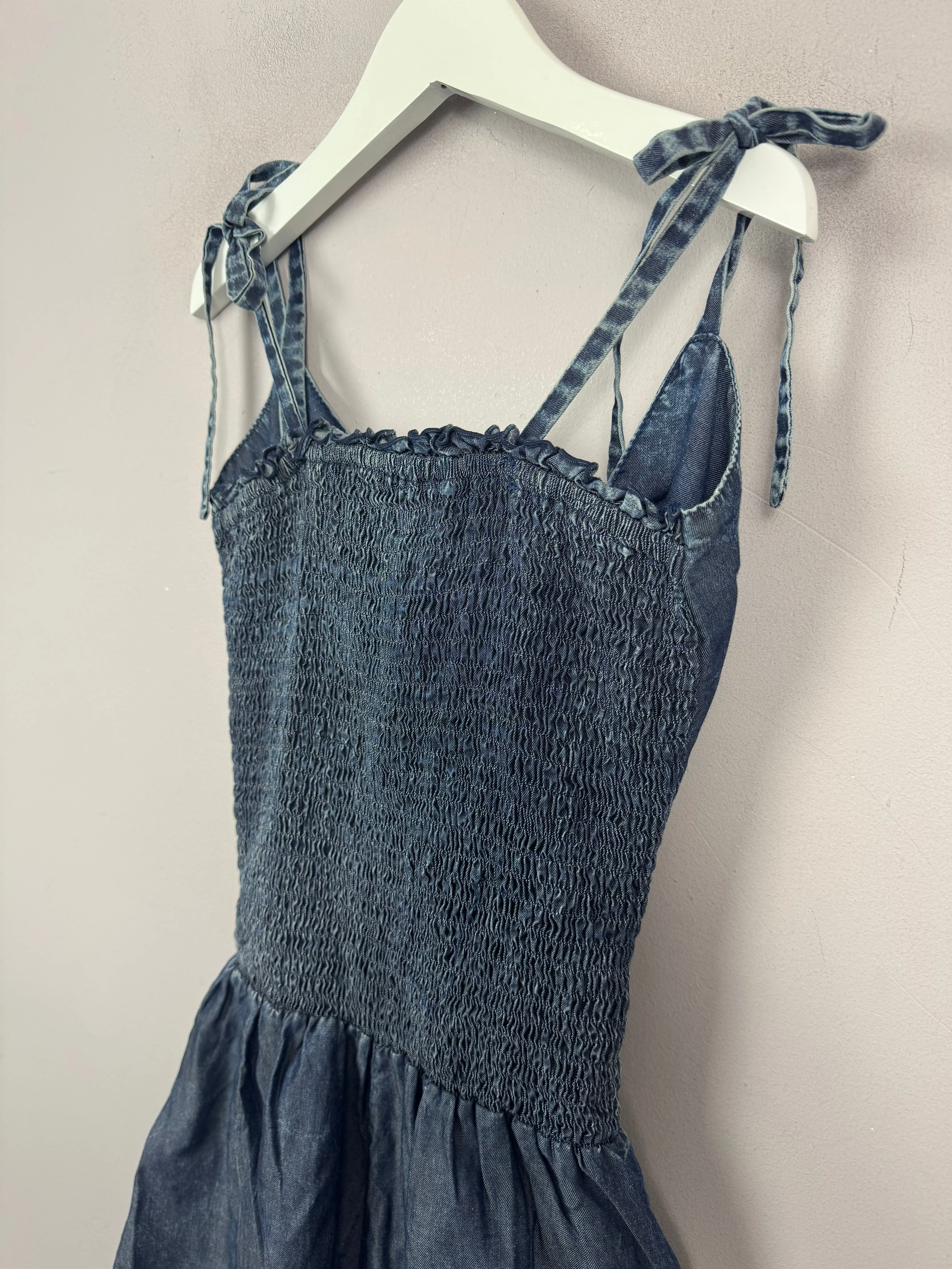 Global Love Shirred Playsuit 12-15y