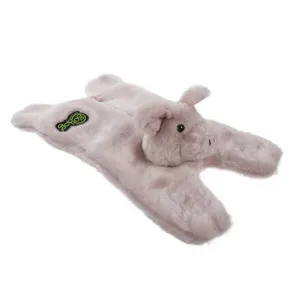 GoDog Barnyard Buddies Pig Squeaky Plush Flattie