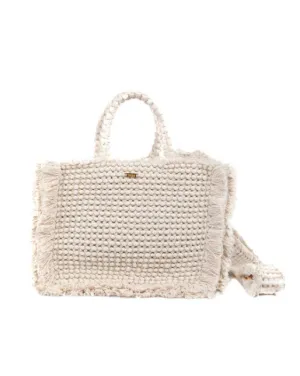 Gossypium Crossbody Bag Beige & Gold