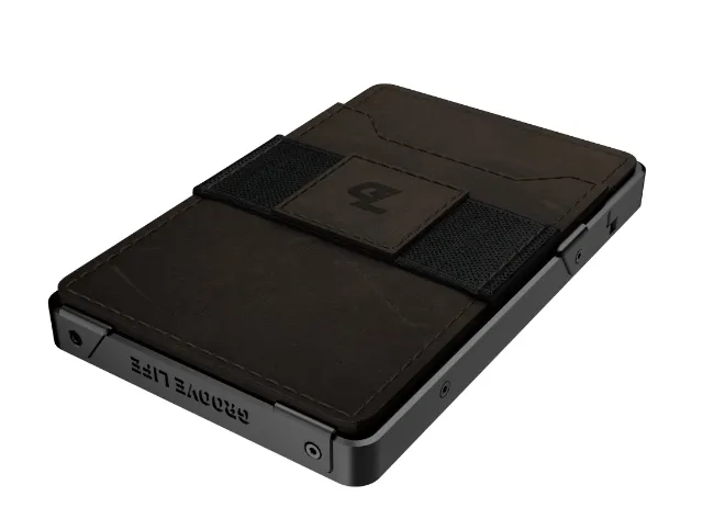 Groove Wallet - Midnight Brown Leather