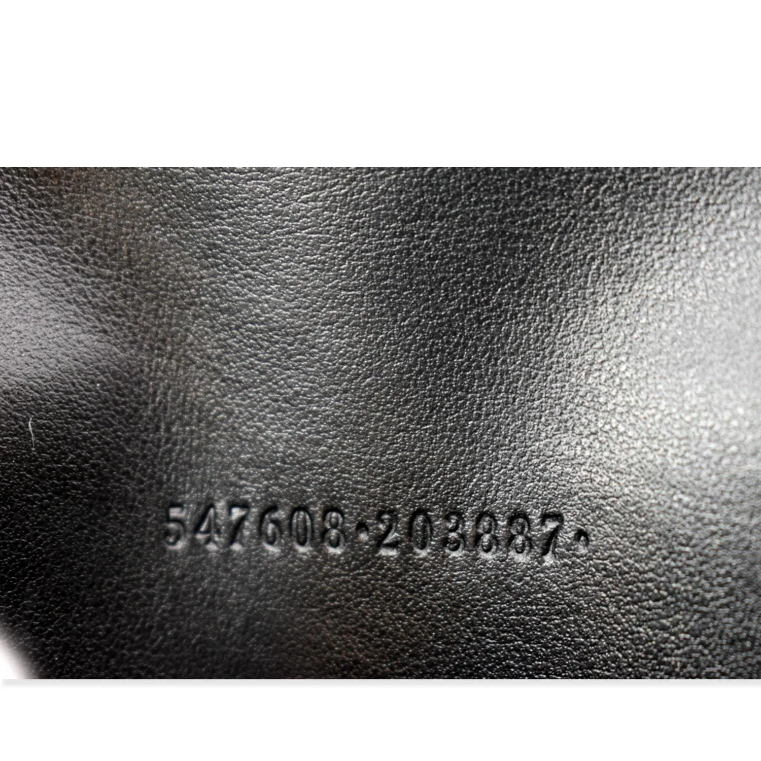 GUCCI Bi-Fold Leather Document Holder Black 547608