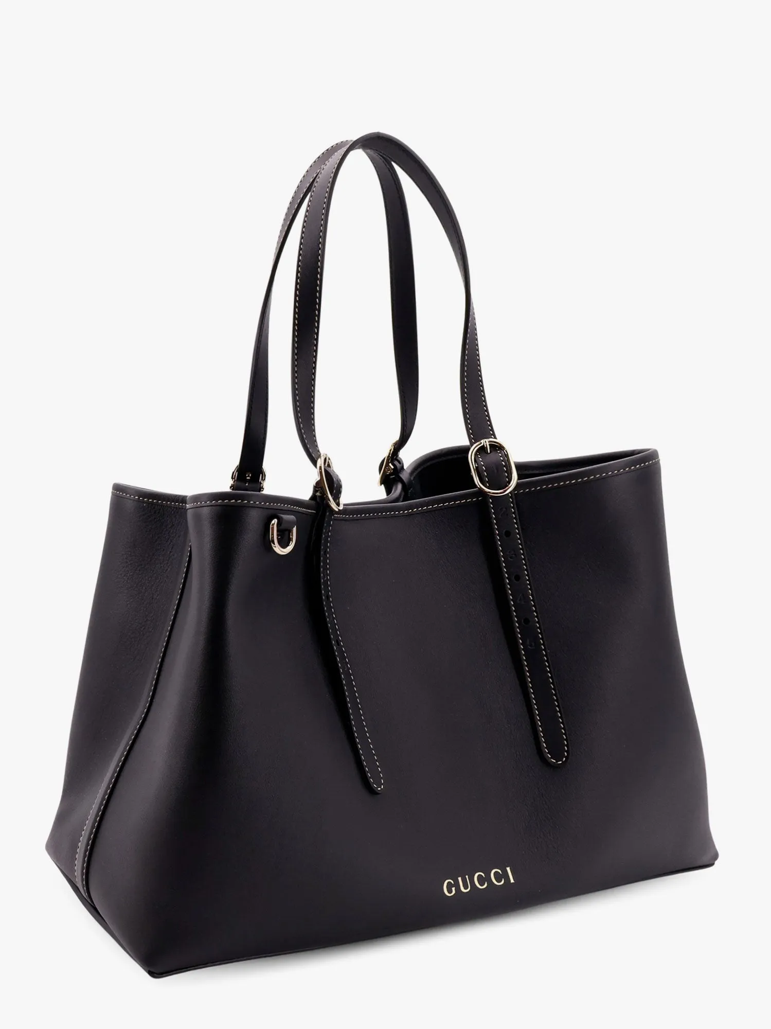 Gucci Gg Emblem Leather Shoulder Bag