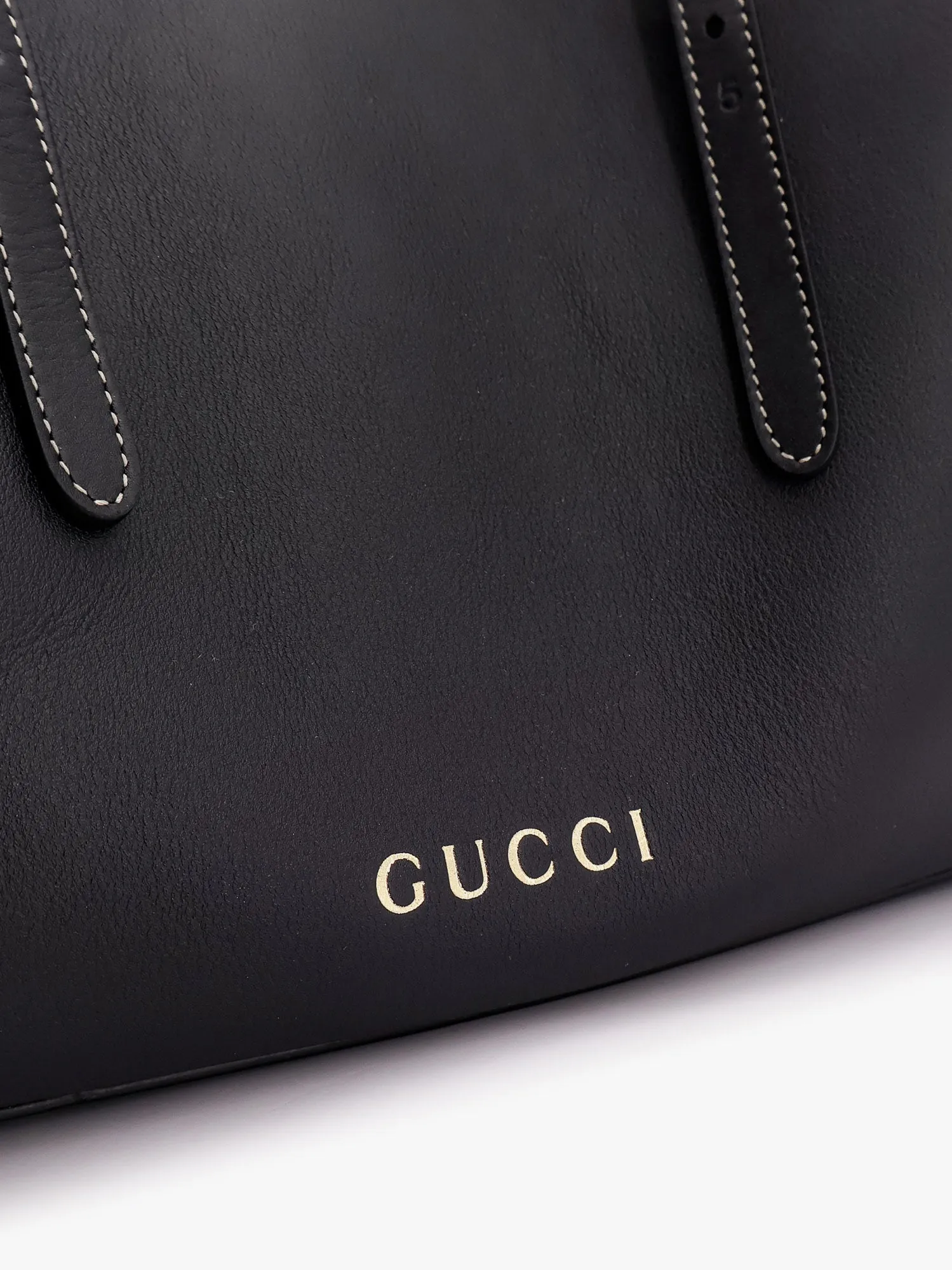 Gucci Gg Emblem Leather Shoulder Bag