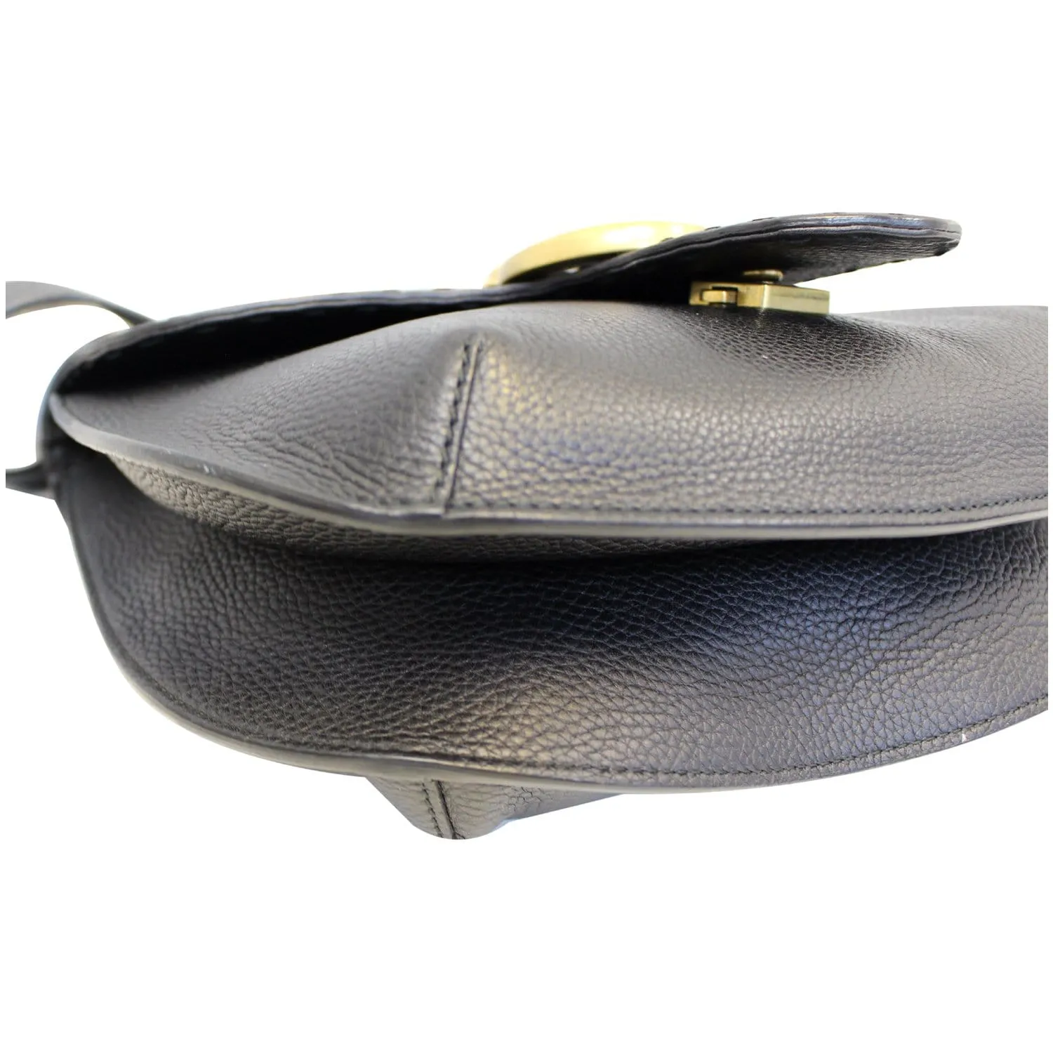 GUCCI GG Marmont Calfskin Leather Shoulder Bag 409154 Black