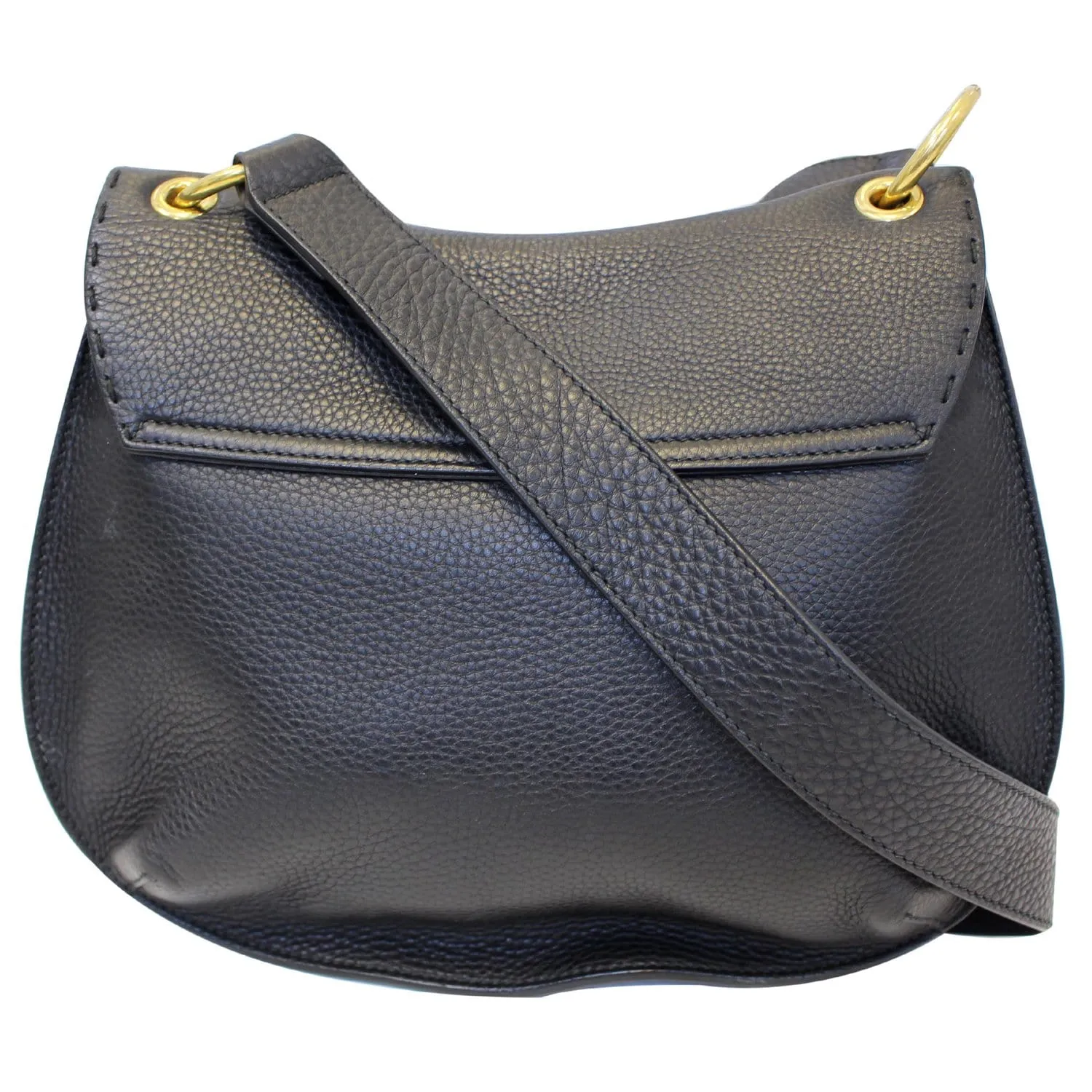 GUCCI GG Marmont Calfskin Leather Shoulder Bag 409154 Black