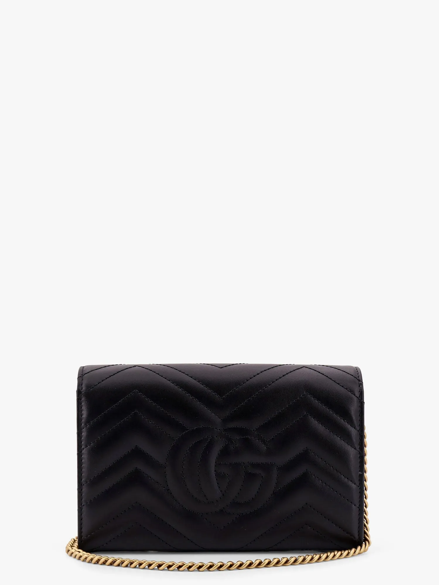 Gucci Gg Marmont Matelass�� Leather Shoulder Bag With Frontal Logo