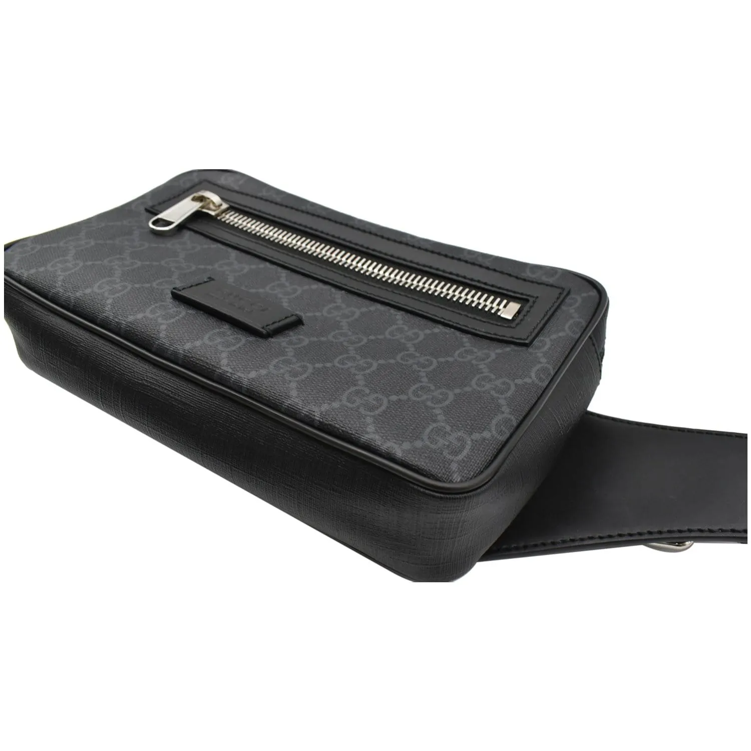 GUCCI GG Supreme Belt Bumbag Black 474293