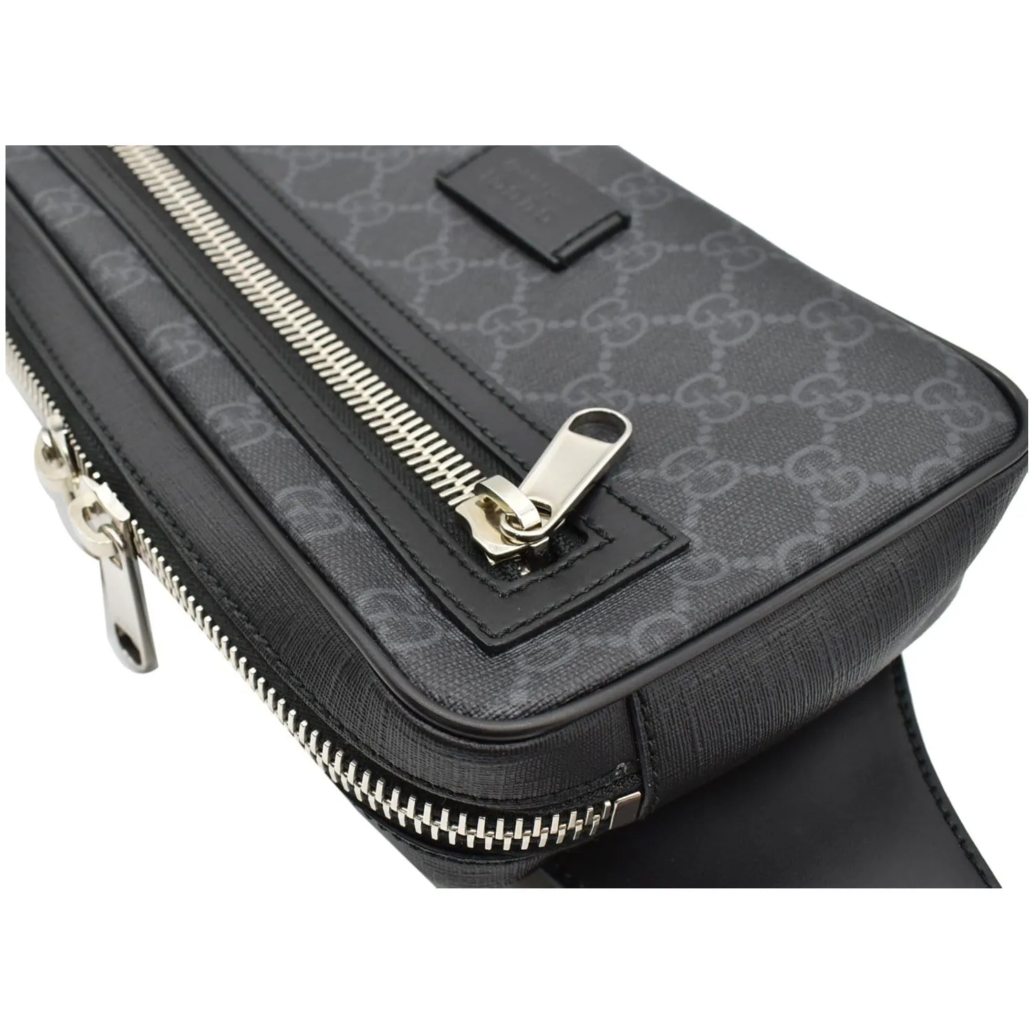 GUCCI GG Supreme Belt Bumbag Black 474293