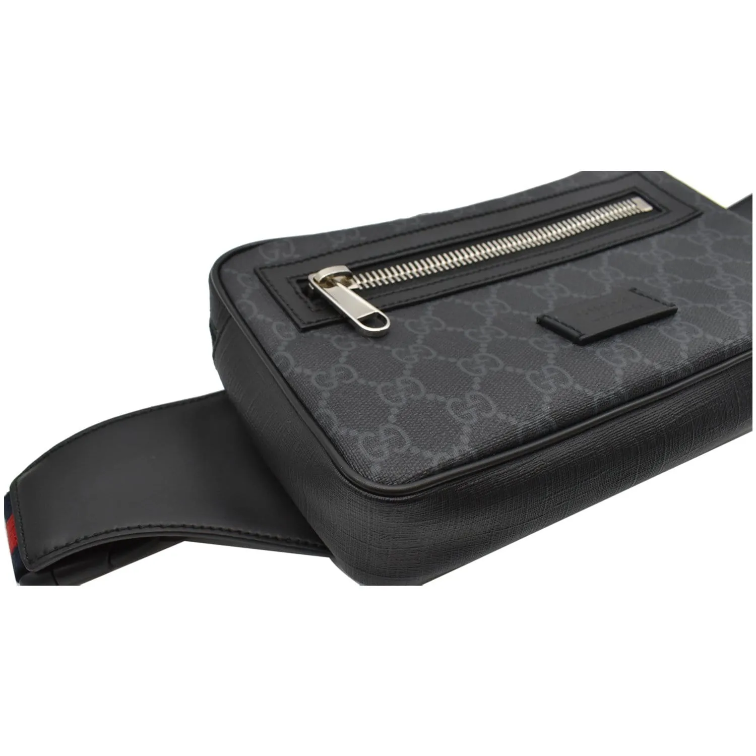 GUCCI GG Supreme Belt Bumbag Black 474293