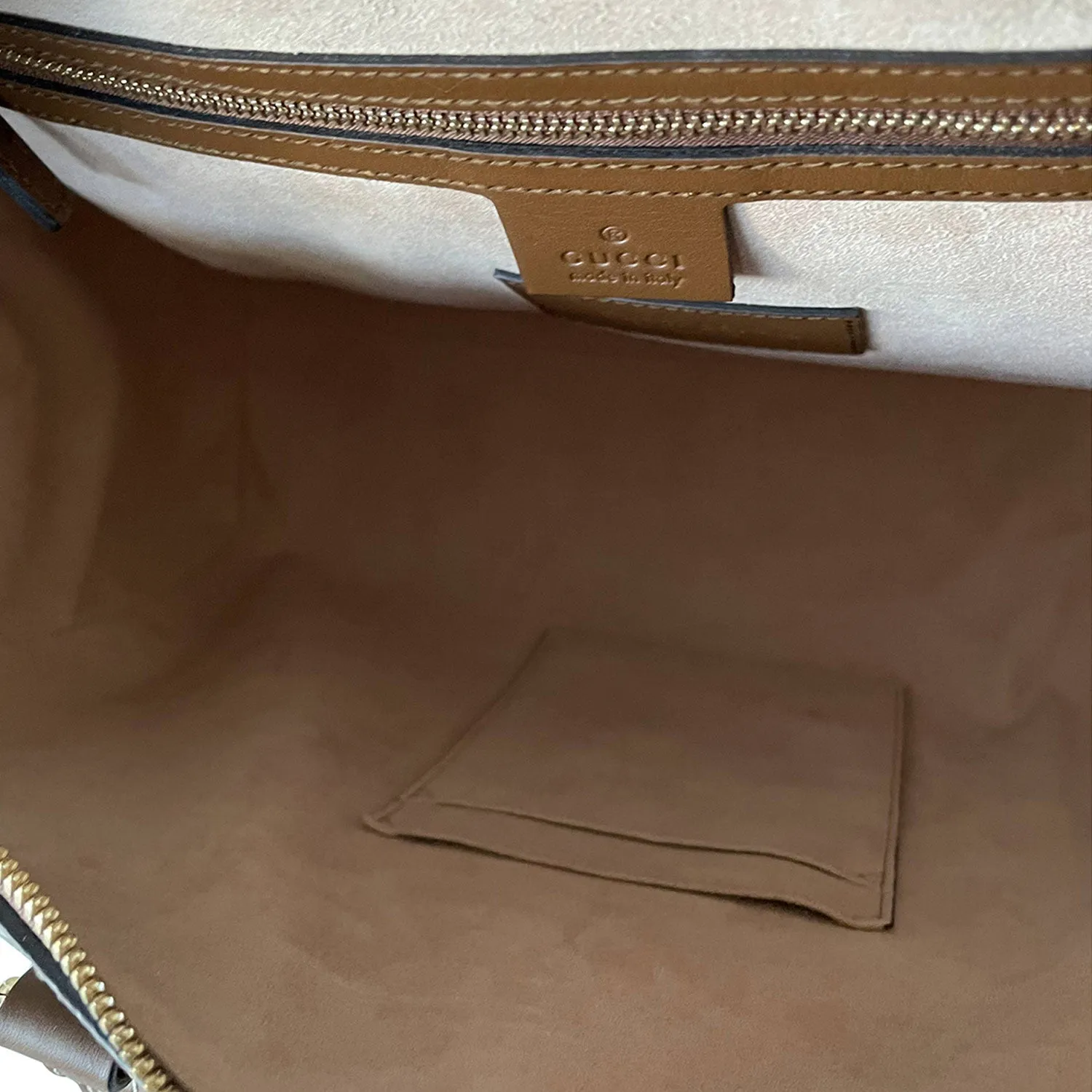 Gucci GG Supreme Embroidered Boston Bag