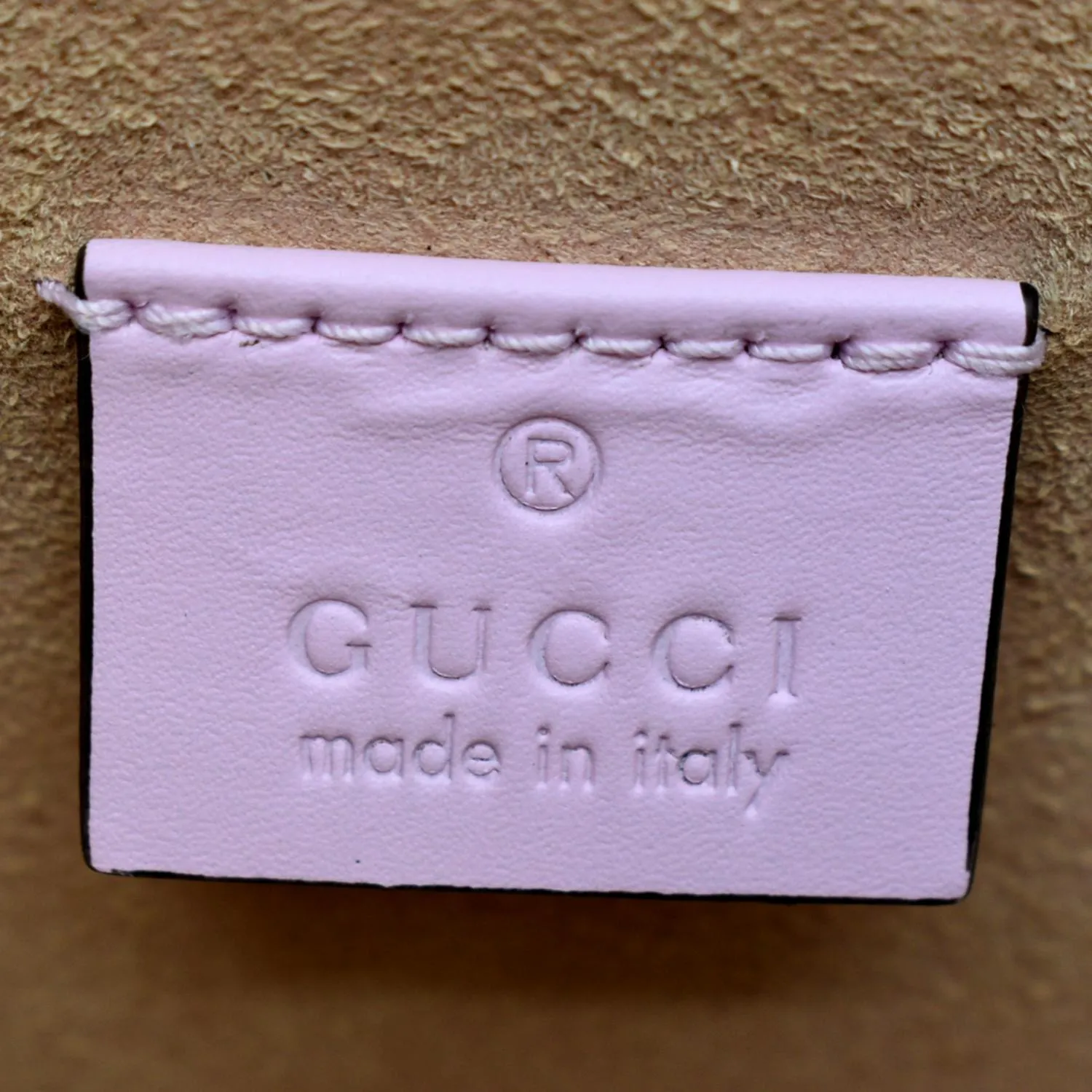 GUCCI Les Pommes GG Supreme Bamboo Top Handle Shoulder Bag Beige 603221
