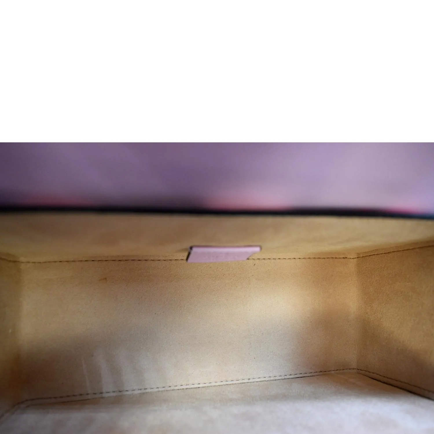 GUCCI Les Pommes GG Supreme Bamboo Top Handle Shoulder Bag Beige 603221