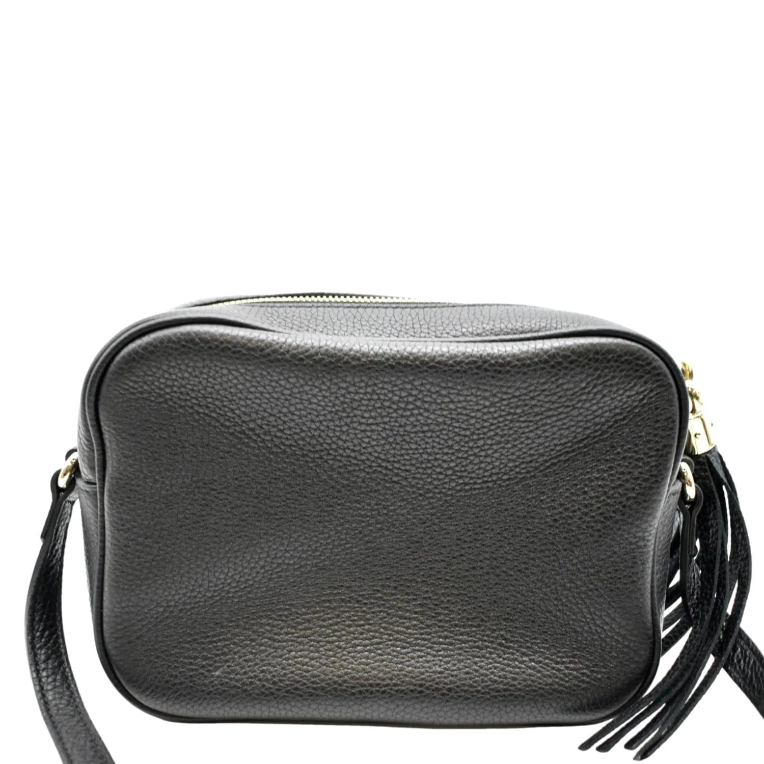 GUCCI  Soho Disco Leather Crossbody Bag Black 308364
