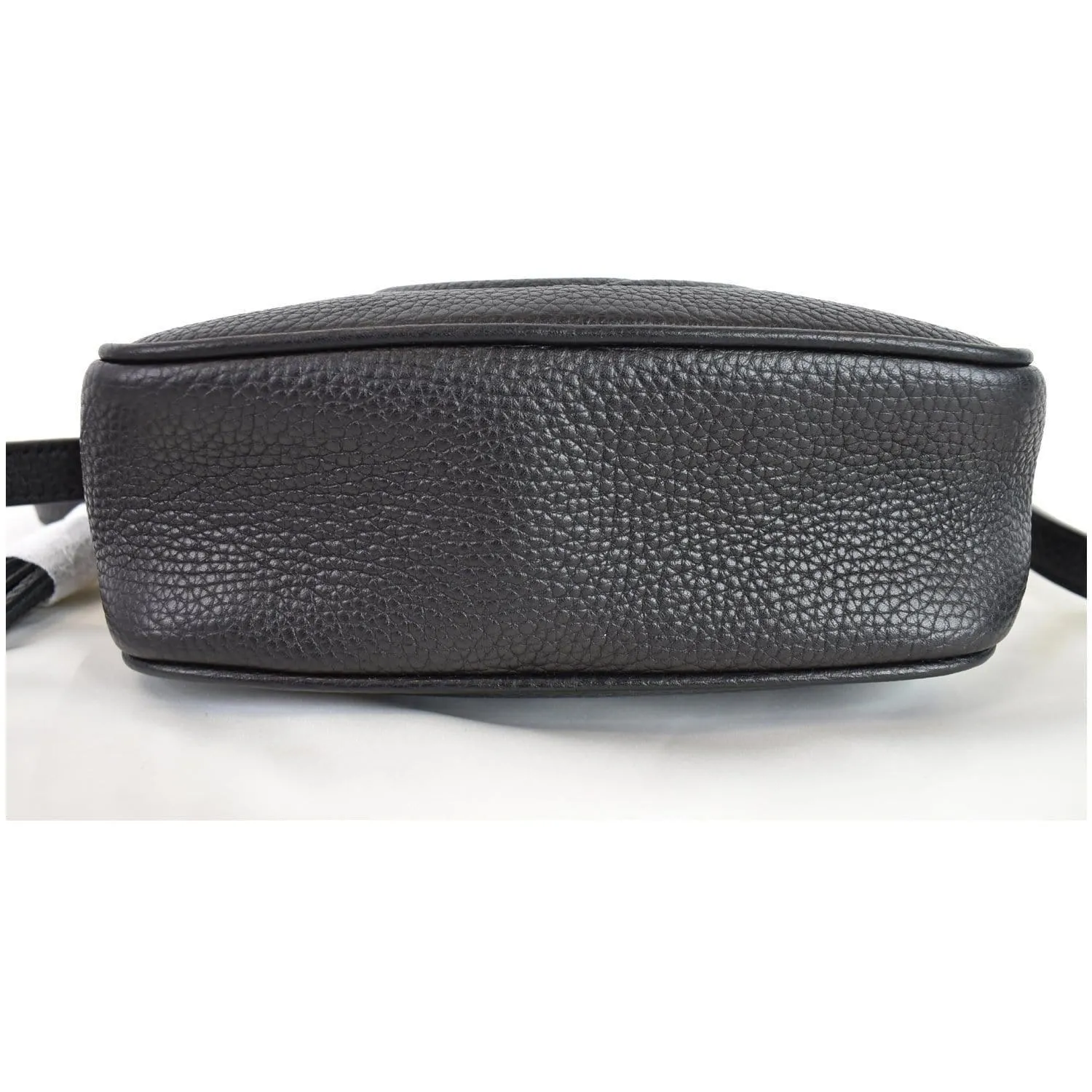 GUCCI  Soho Disco Small Leather Crossbody Bag Black 347994