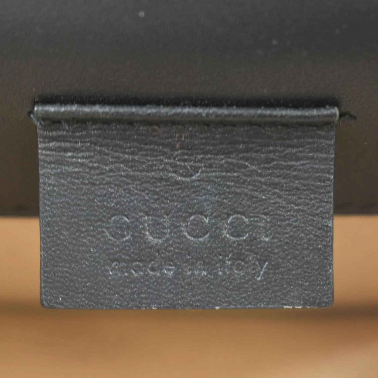 GUCCI Sylvie Super Mini Embroidered Leather Crossbody Chain Wallet Black 494646