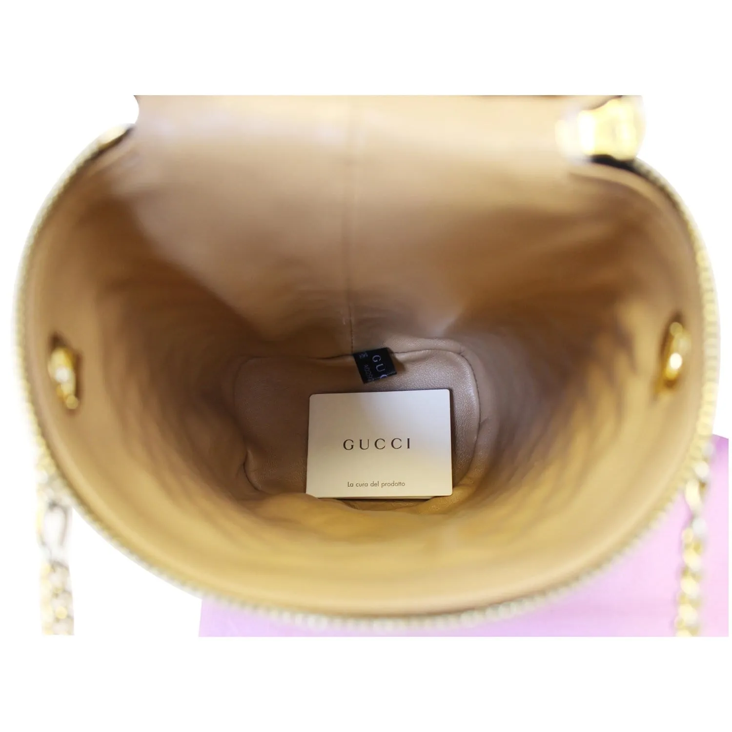 GUCCI Trapuntta Calfskin Leather Belt Bag Black 572298