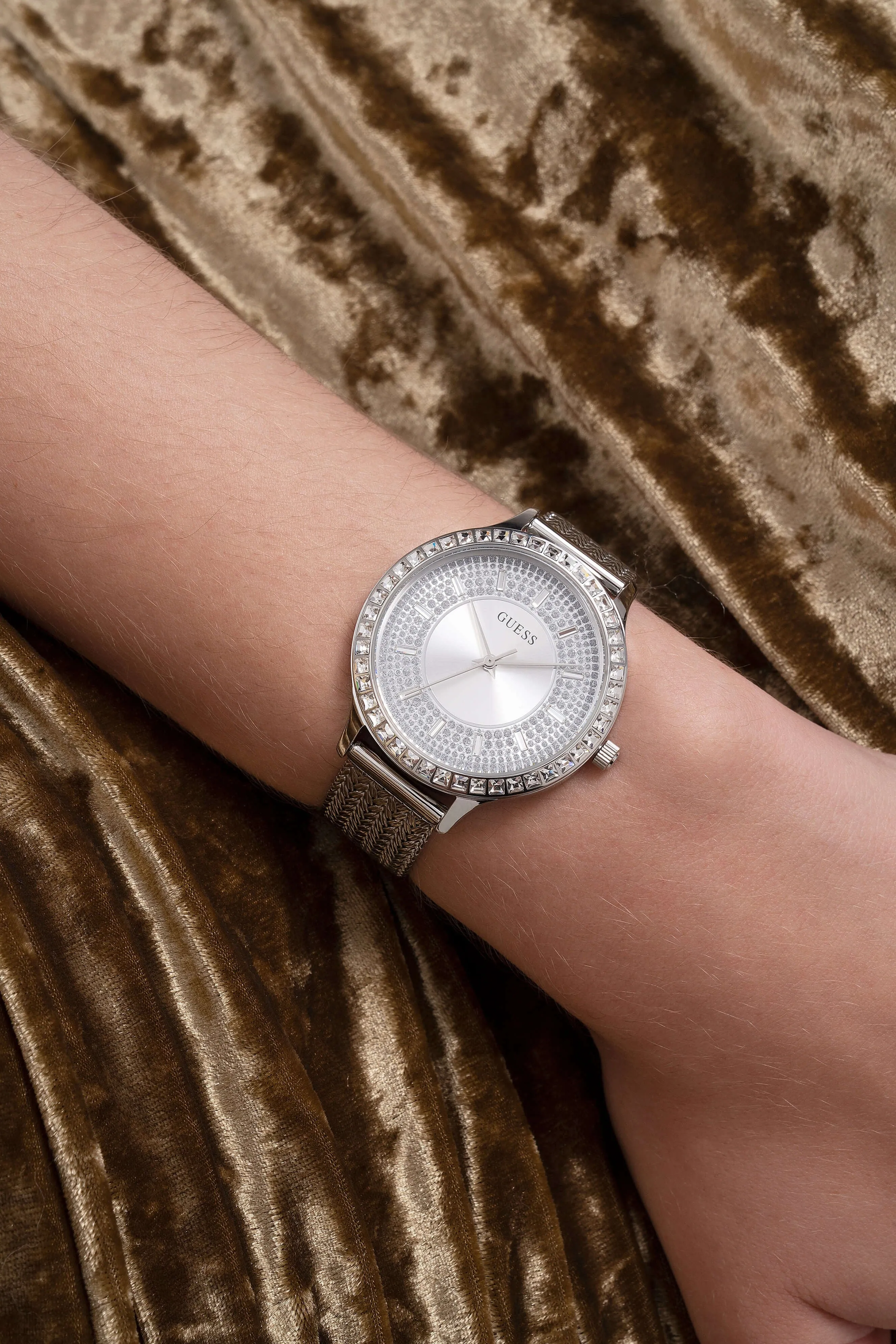 Guess Soiree Silver Watch
